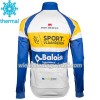 Set Fietsshirt Lange Mouw + Lange Koersbroek 2018 Sport Vlaanderen-Baloise N001 Winter Thermal Fleece